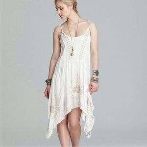 Free People Asymmetrical Cream Dress
